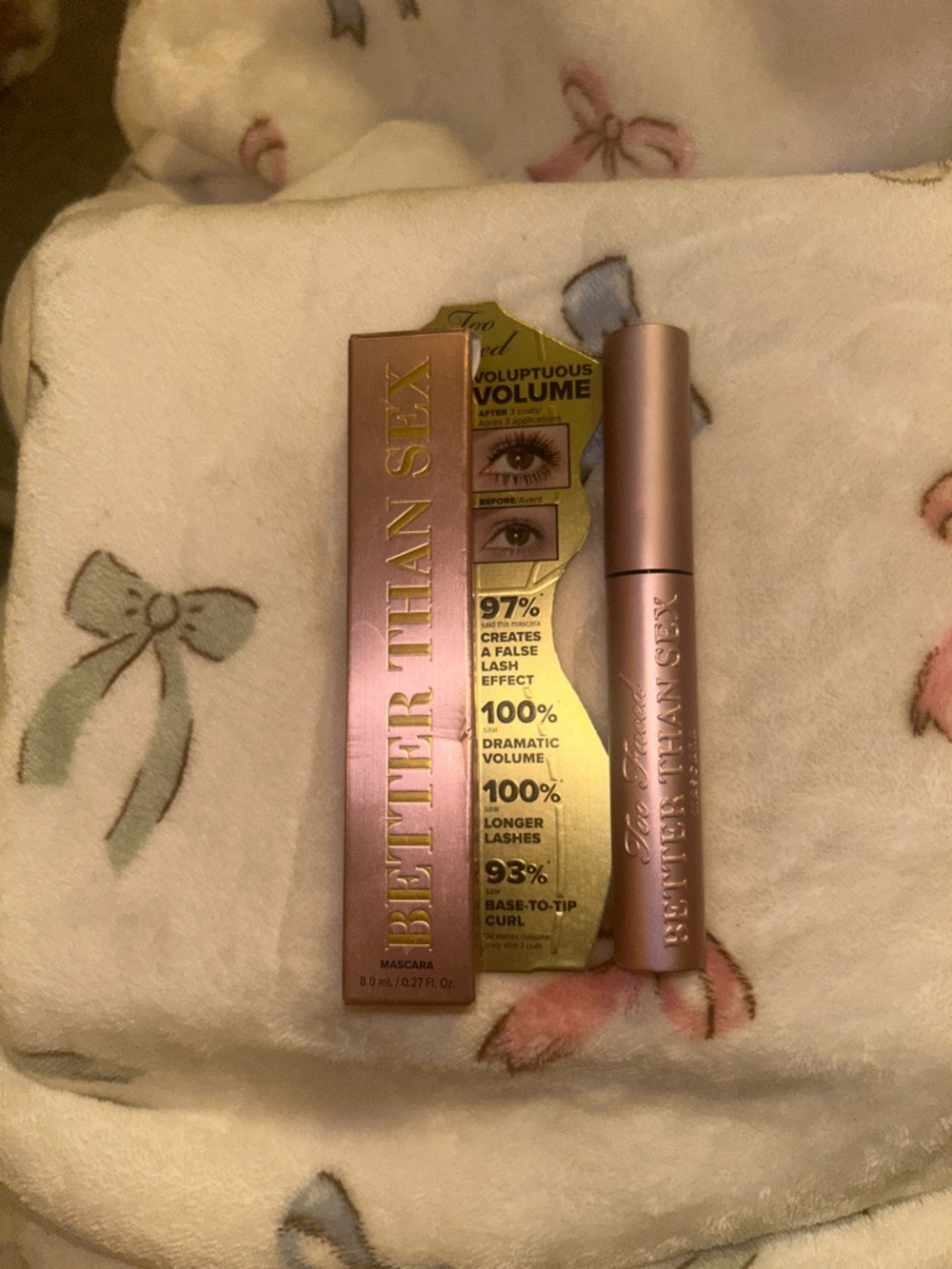 Too Faced Better Than Sex Volumizing Mascara NIB